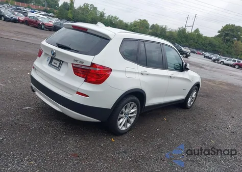 2013 BMW X3 xDrive28I z USA, uszkodzony, nr VIN 5UXWX9C50D0A30494
